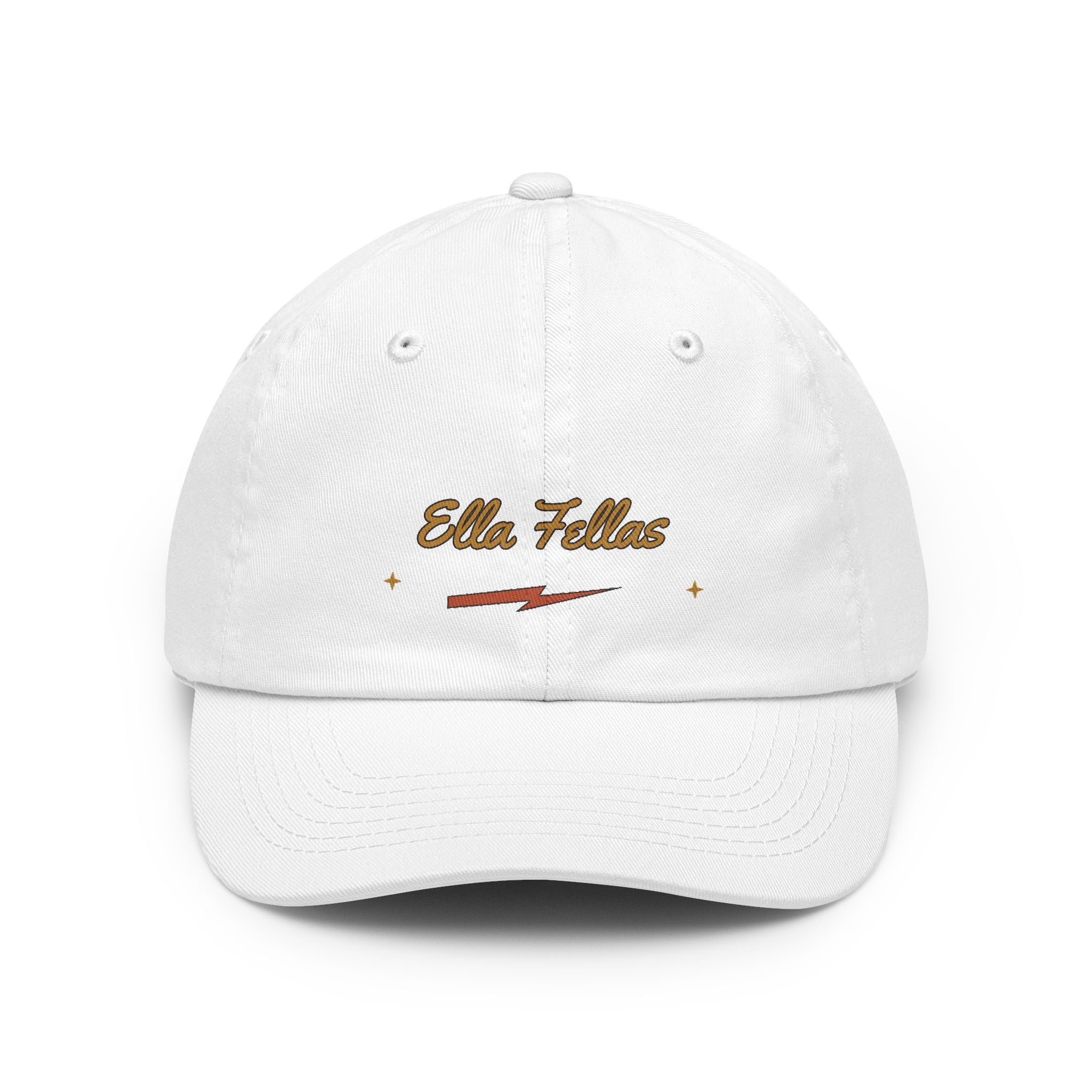 White | flat front