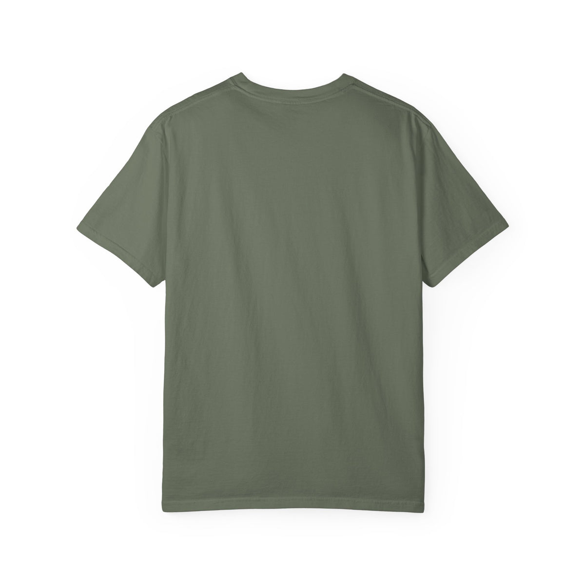 Wildflower Bouquet tee in Moss, back view — Ella Fellas