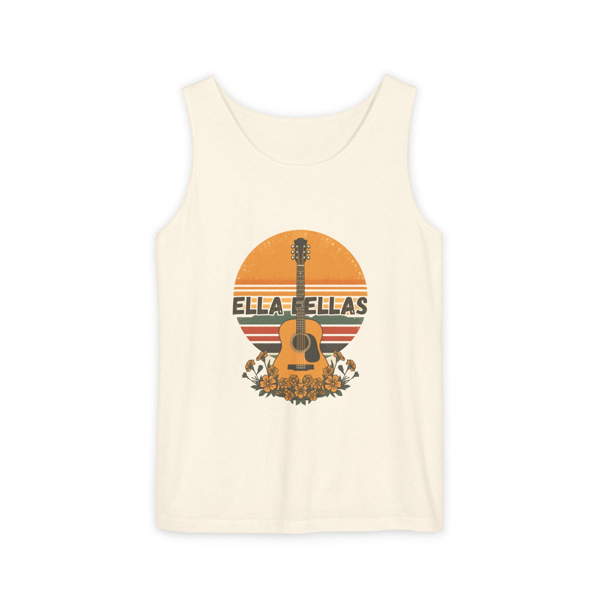 Guitar Sunset tank in Ivory — Ella Fellas