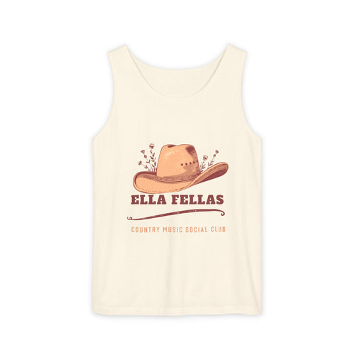 Cowgirl Hat tank in Ivory — Ella Fellas
