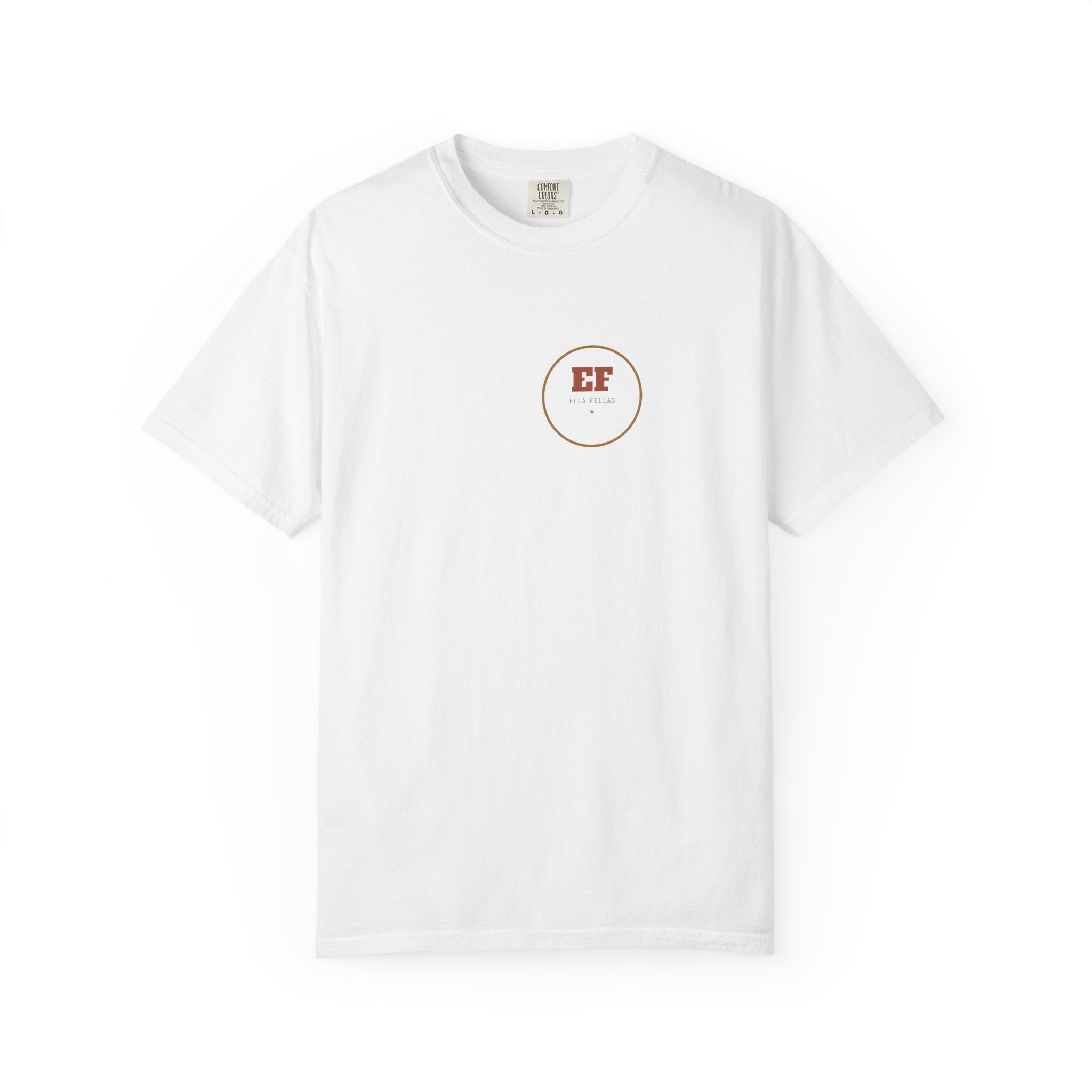 White | flat front