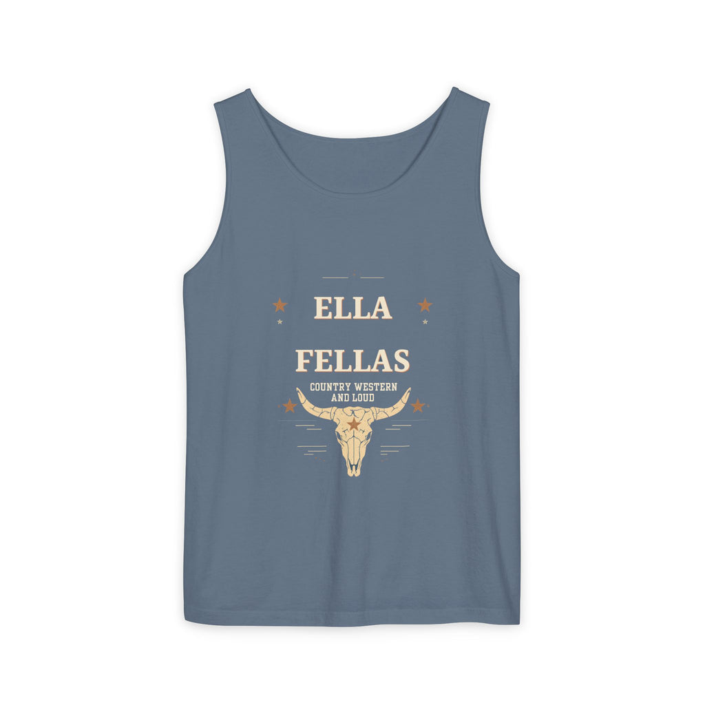 Rodeo Longhorn tank in Blue Jean — Ella Fellas