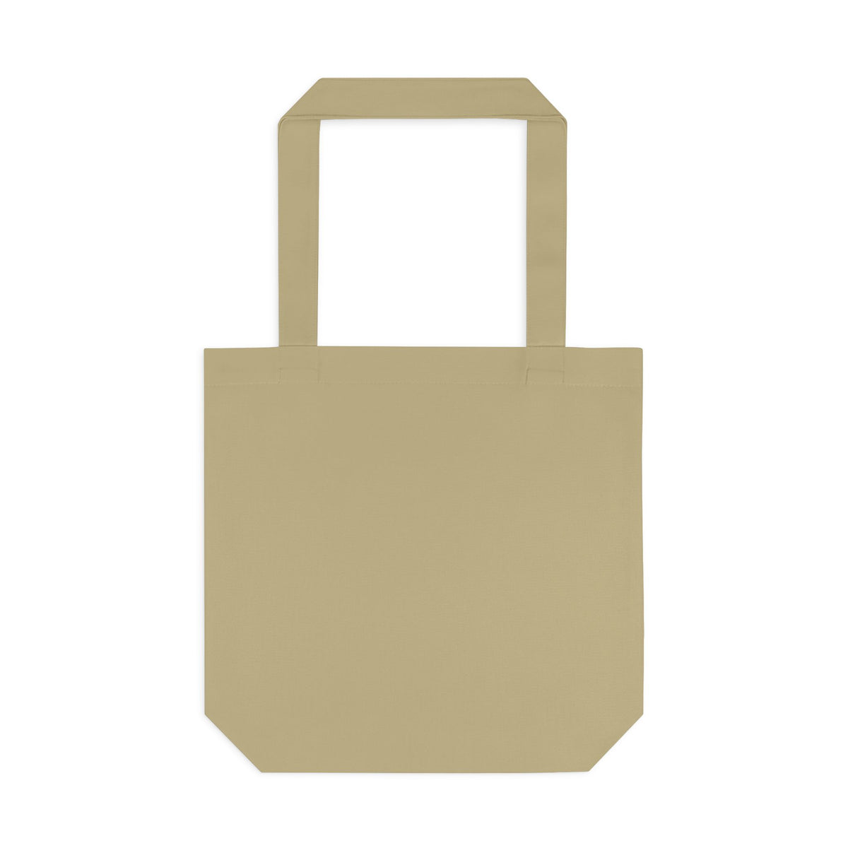 Khaki | Rope Badge canvas tote back