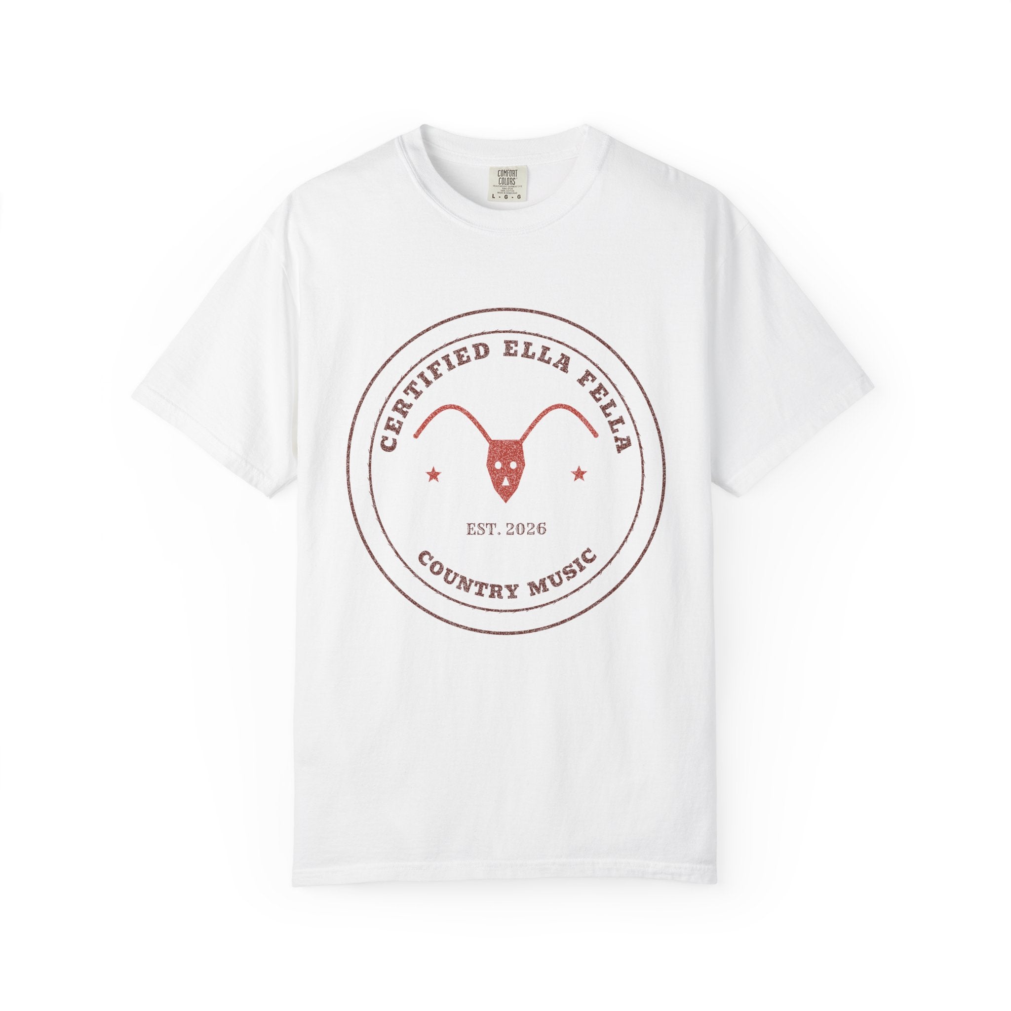White | flat front