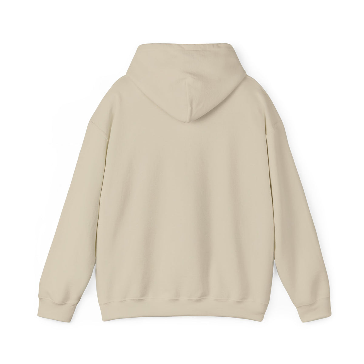 Cowgirl Hat hoodie in Sand, back view — Ella Fellas