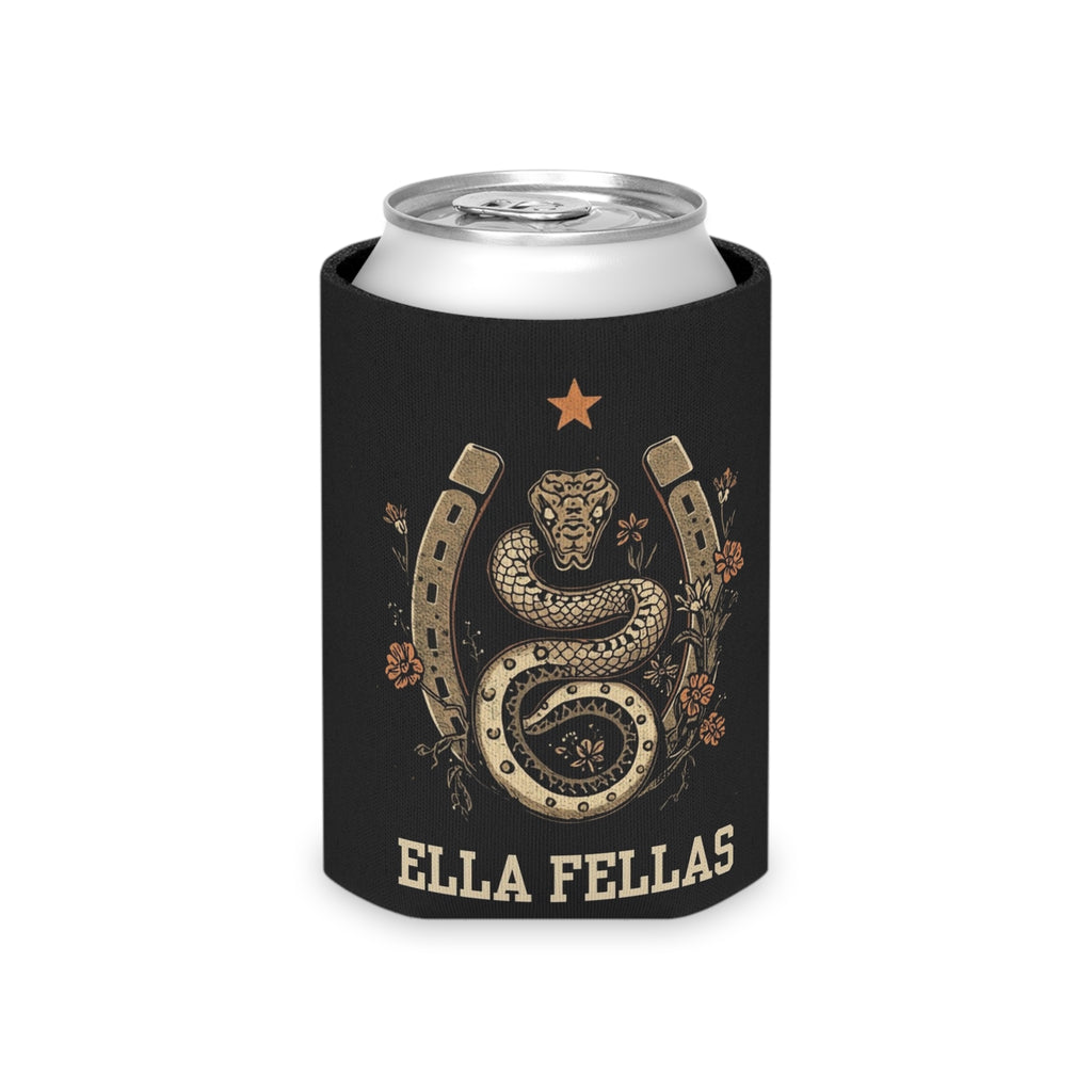 Snake and Horseshoe Can Cooler
