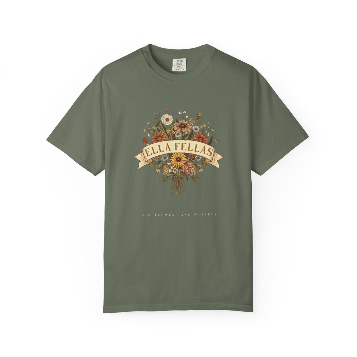 Wildflower Bouquet tee in Moss — Ella Fellas