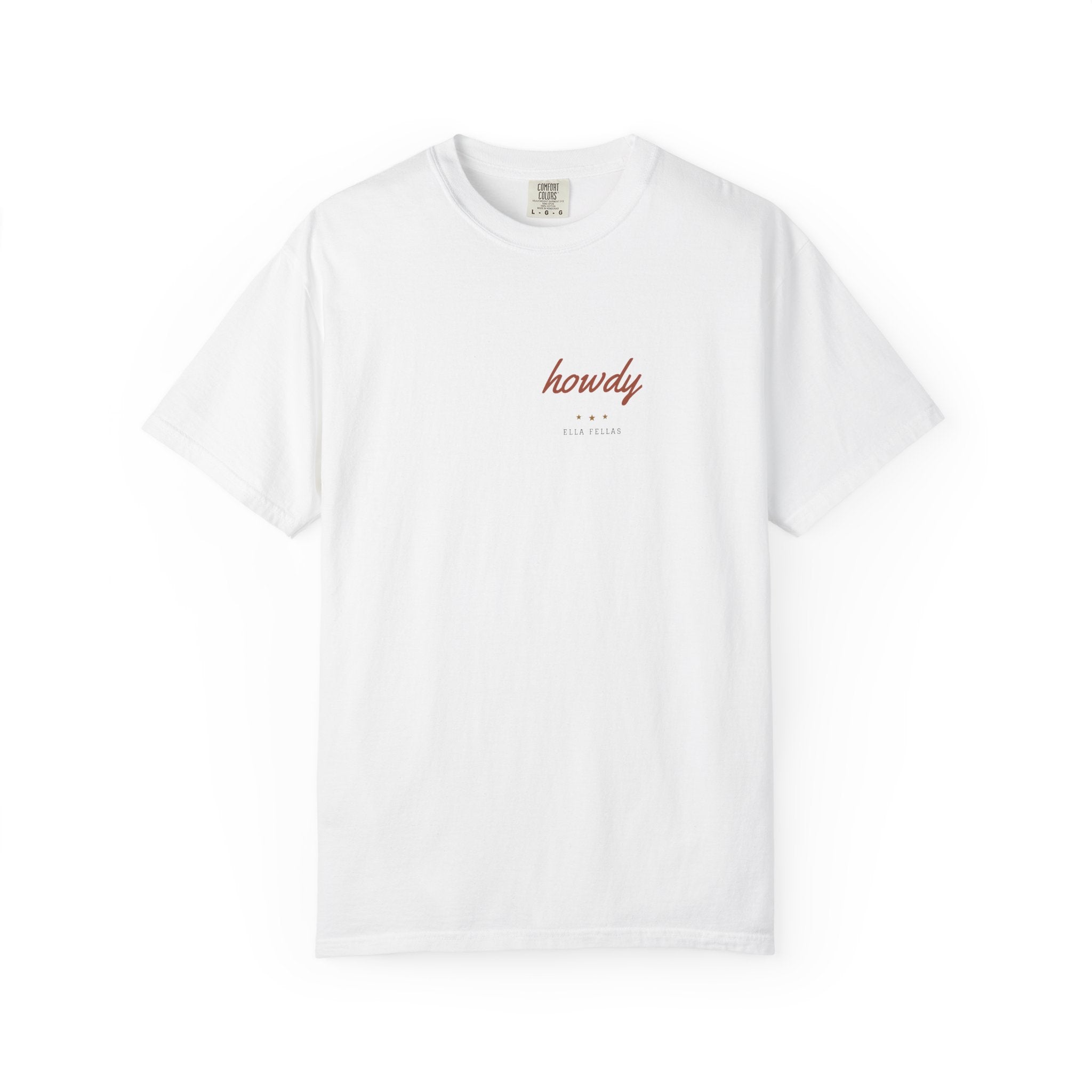 White | flat front