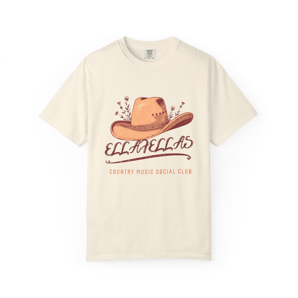 Cowgirl Hat tee in ivory — Ella Fellas