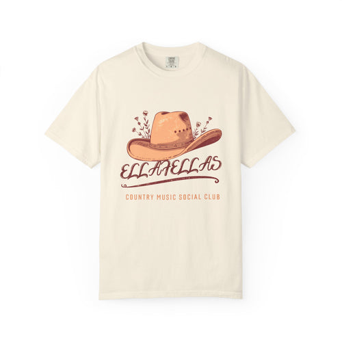 Cowgirl Hat tee in ivory — Ella Fellas