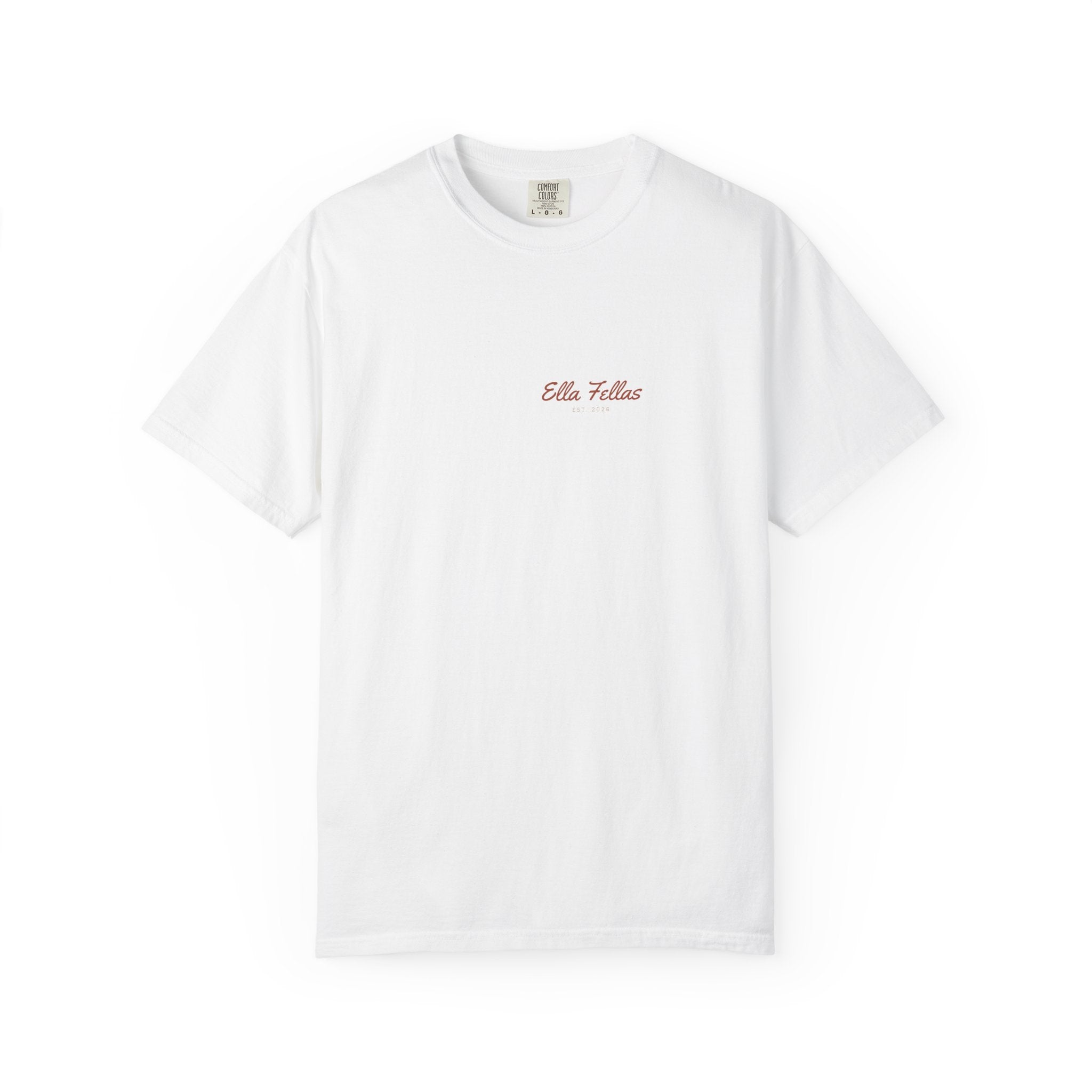 White | flat front
