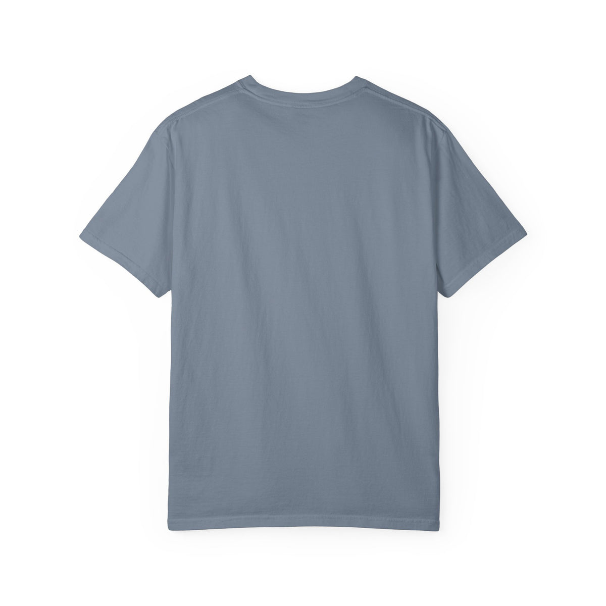 Rodeo Longhorn tee in Blue Jean, back view — Ella Fellas