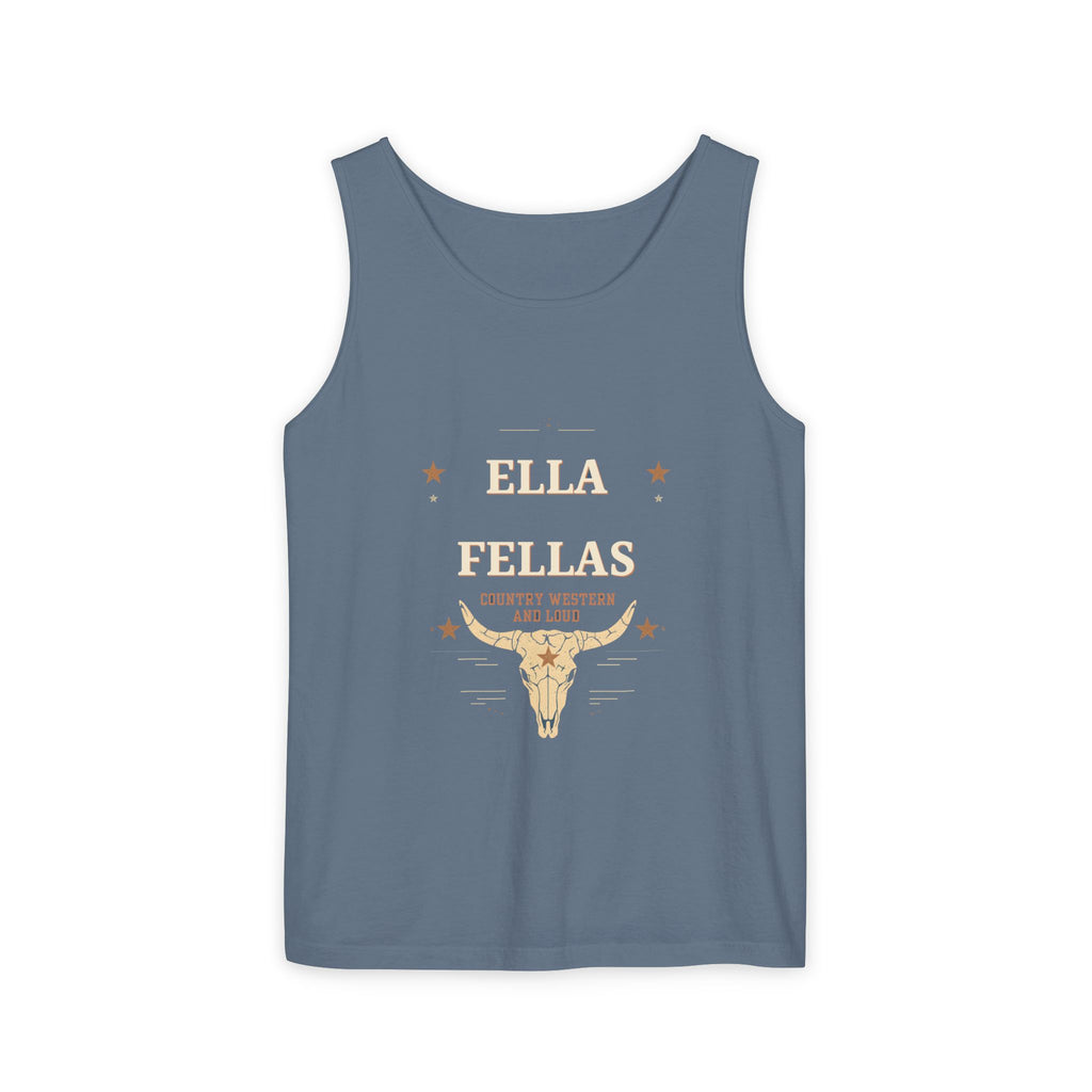Rodeo Longhorn tank in Blue Jean — Ella Fellas