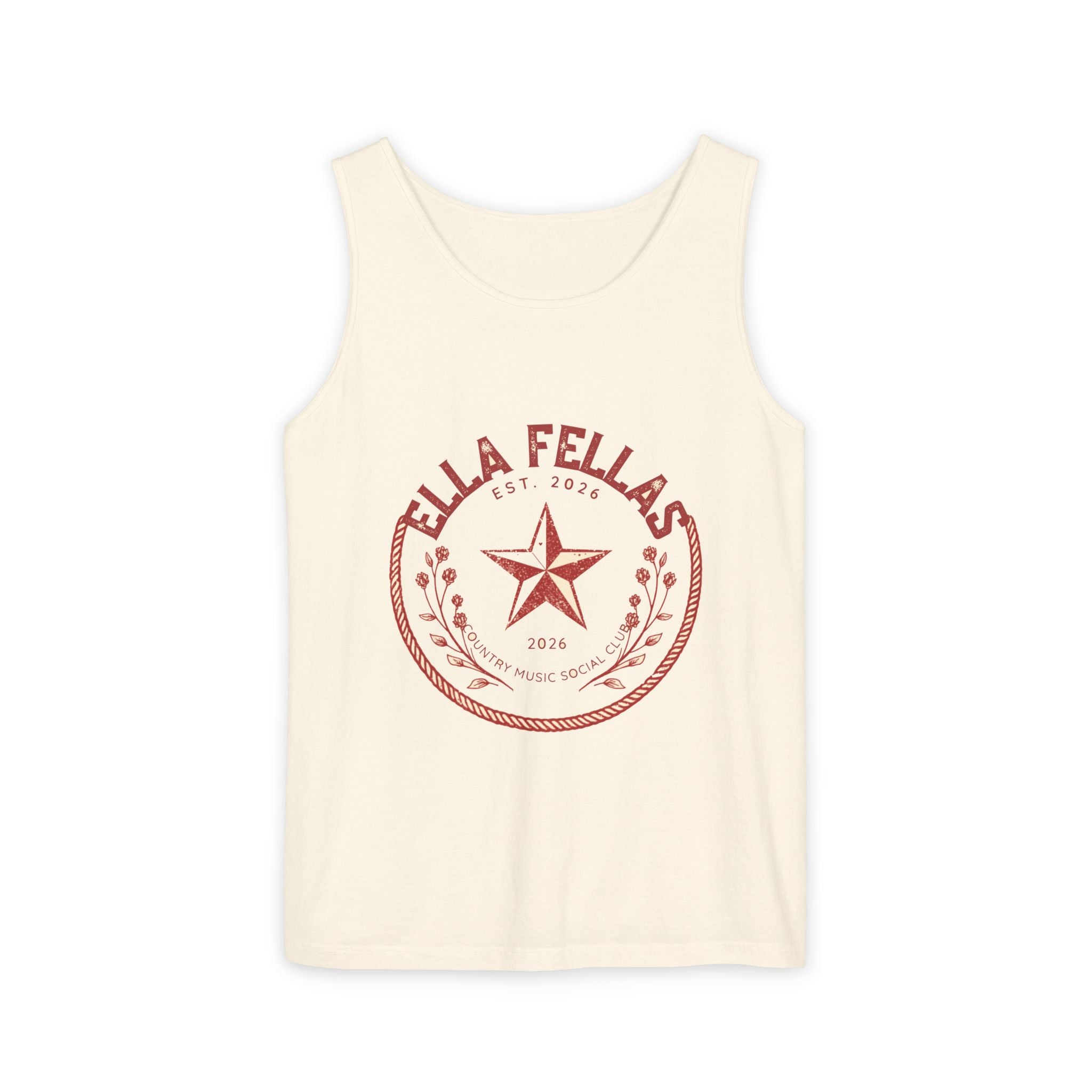 Rope Badge tank in Ivory — Ella Fellas