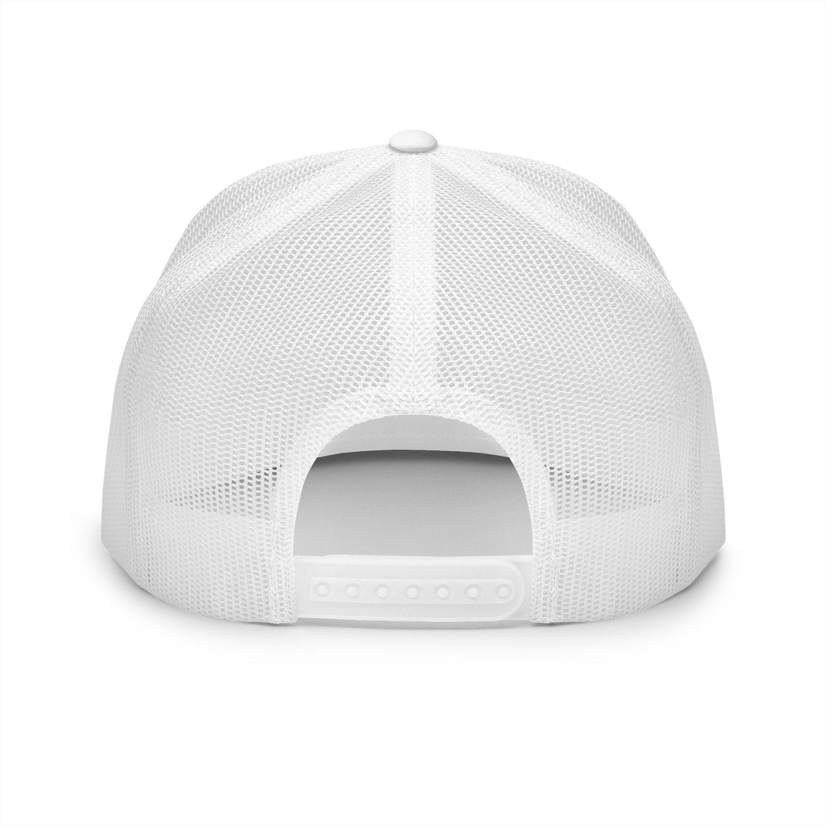 White | Longhorn Sunburst trucker cap back
