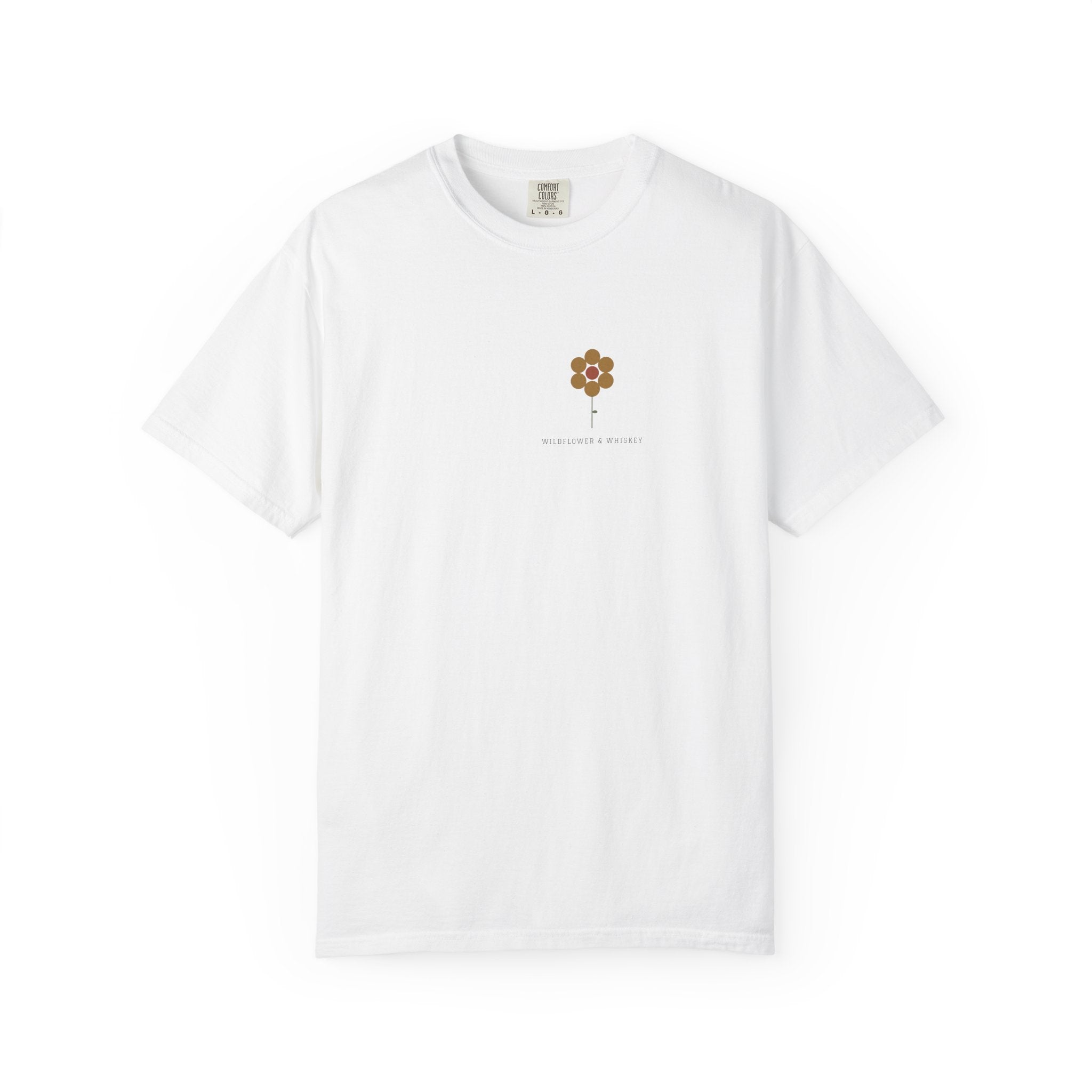 White | flat front