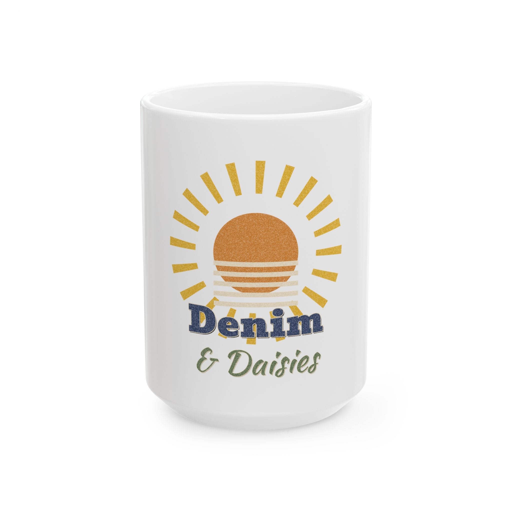 Ella Fellas Denim and Daisies Mug