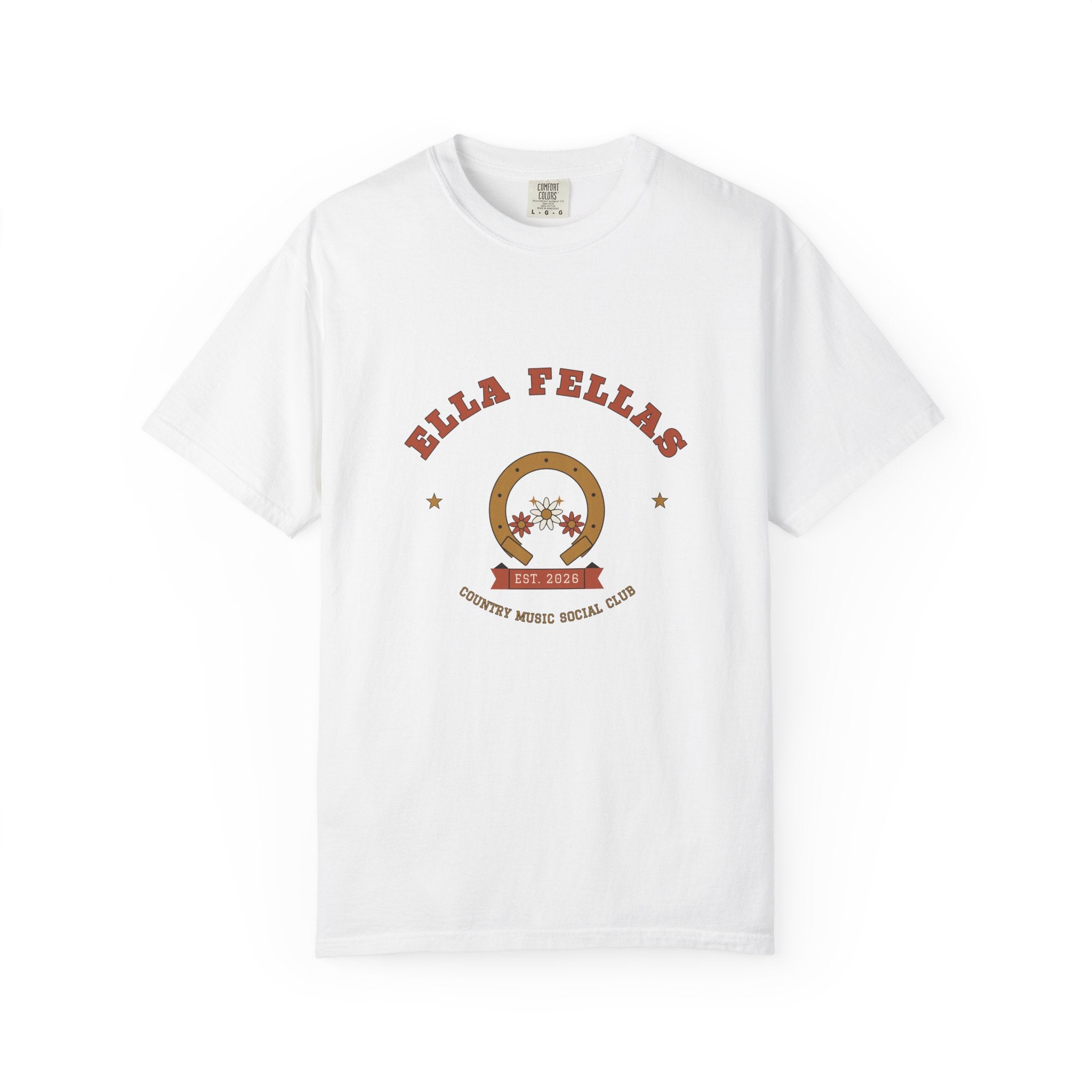 White | flat front