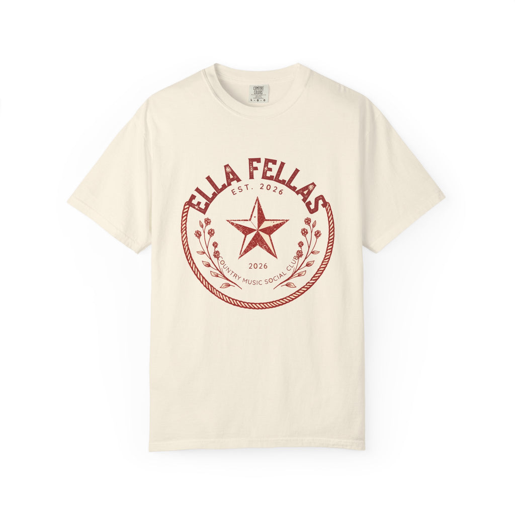 Rope Badge tee in ivory — Ella Fellas