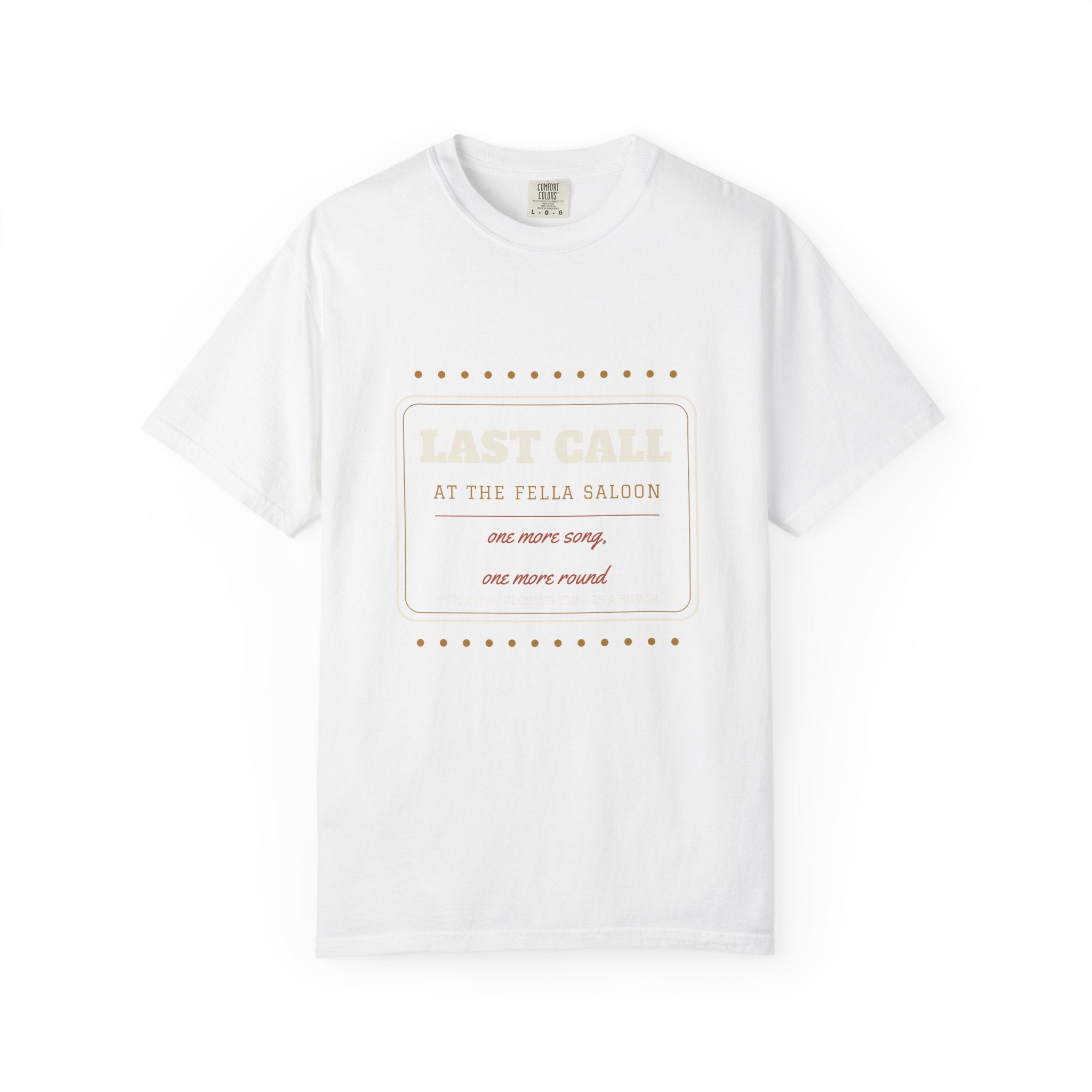White | flat front