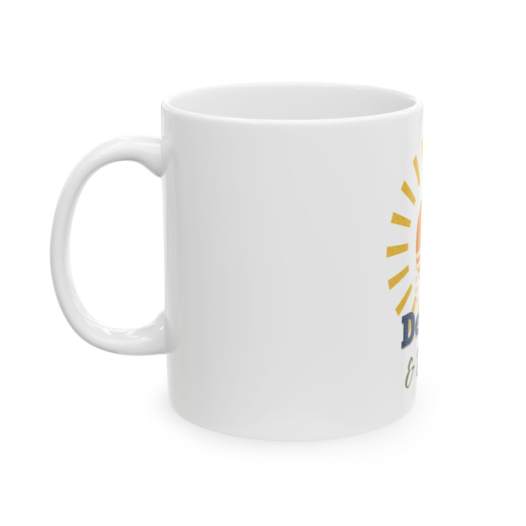 Ella Fellas Denim and Daisies Mug