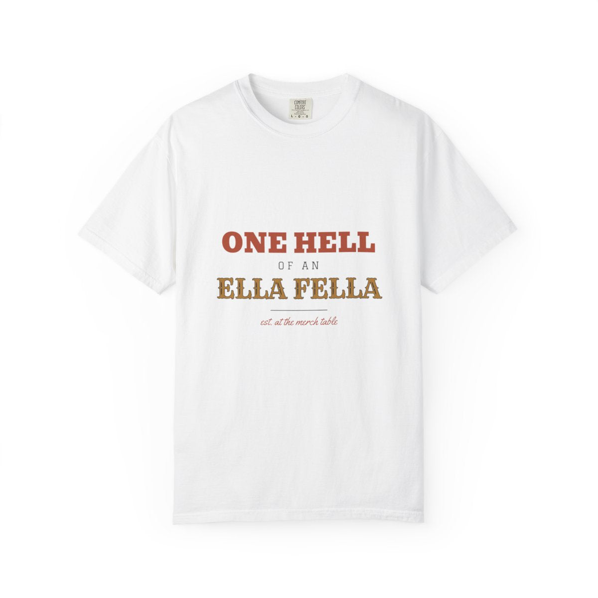 White | flat front