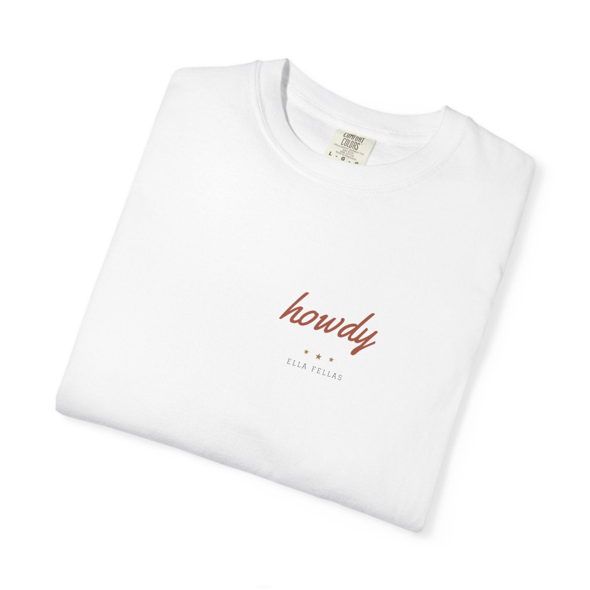 White | folded