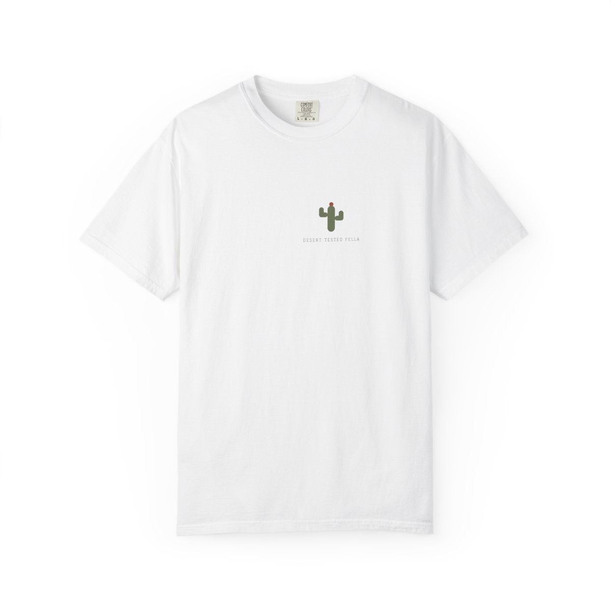 White | flat front