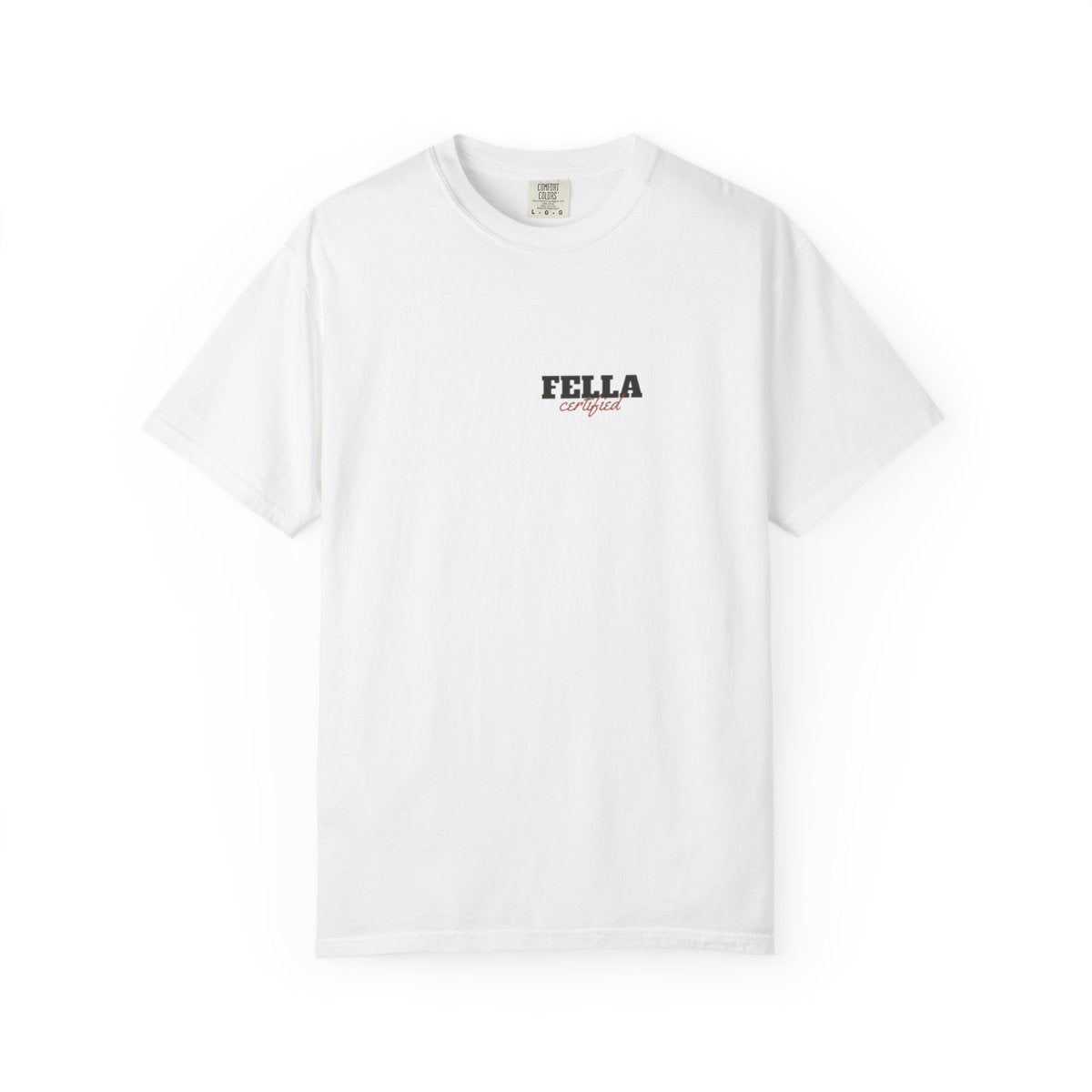 White | flat front